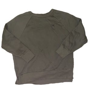 PINK Victoria’s Secret long sleeve green crew